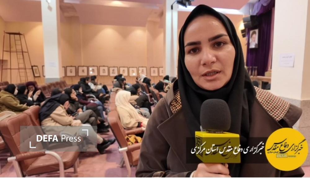 بازدید دانشجویان دانشگاه علوم پزشکی اراک از موزه دفاع مقدس استان مرکزی+فیلم