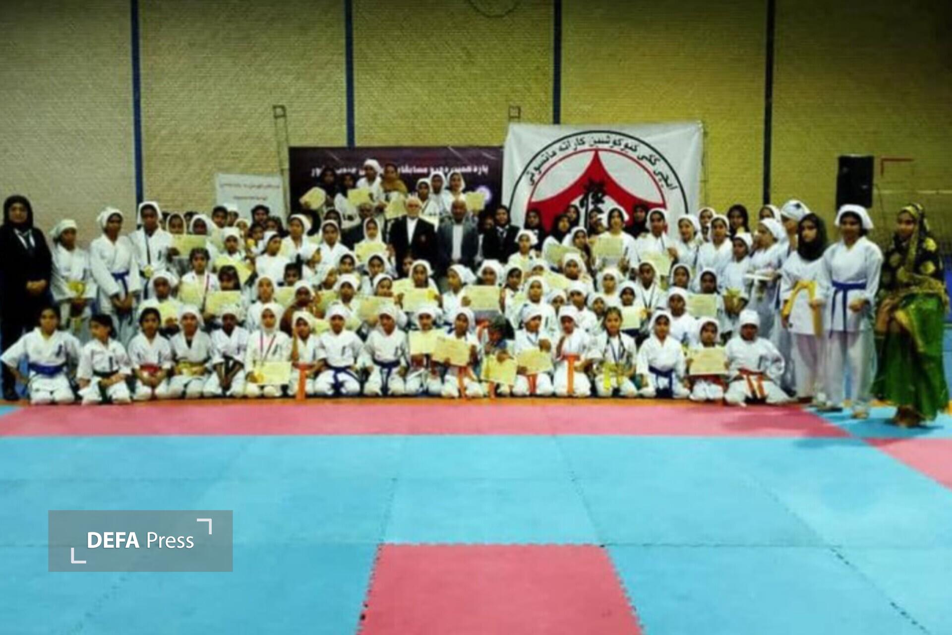 هرمزگان قهرمان کاراته «ایچی گکی» بانوان کشور شد