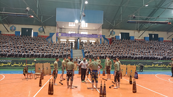 فیلم/ افتتاحیه چهاردهمین المپیاد فرهنگی ورزشی دانشگاه‌های افسری نیرو‌های مسلح
