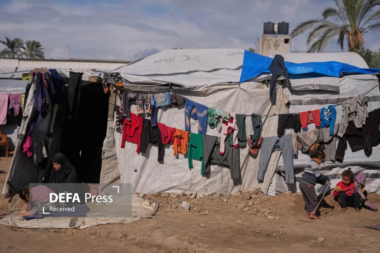 غزه سرد و بارانی در انتظار پیشرفت مذاکرات آتش‌بس