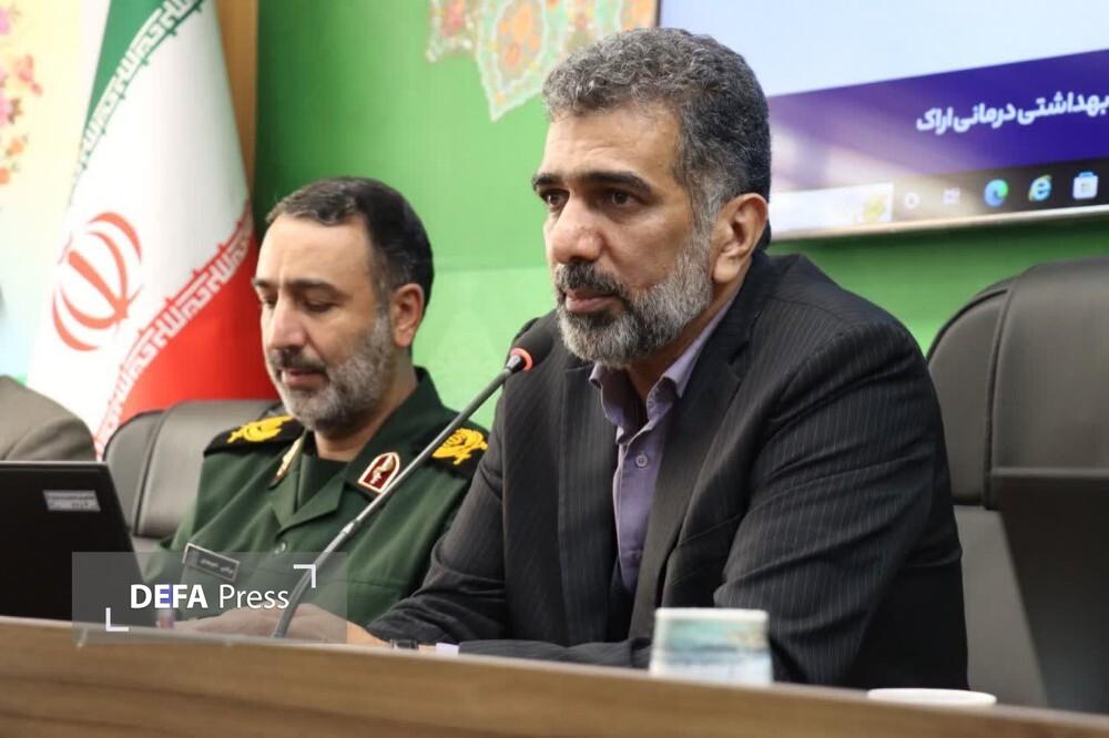 تکریم و معارفه مسئول بسیج جامعه پزشکی سپاه حضرت روح‌الله استان مرکزی برگزار شد