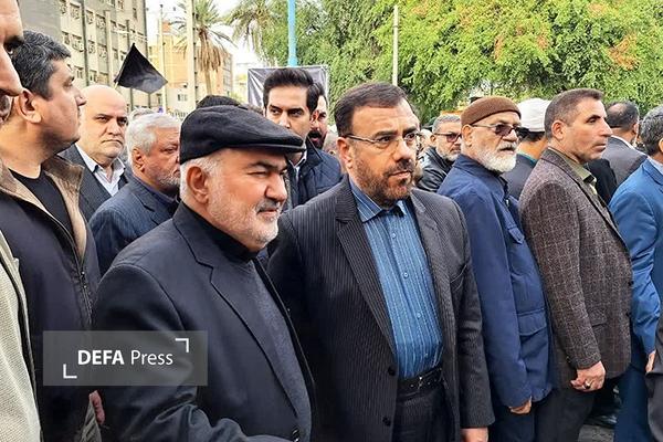 برگزاری تشییع مرحوم آیت الله شفیعی در اهواز + تصاویر