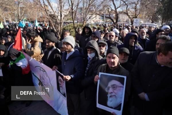 یوم‌الله ۹ دی با حضور مردم و مسئولان قزوین برگزار شد