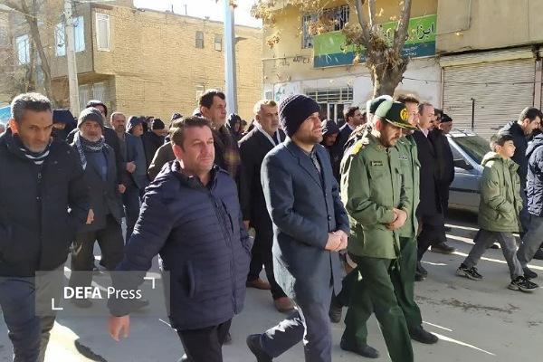 مراسم گرامیداشت یومالله نهم دی در شهرستان بهار برگزار شد مراسم گرامیداشت یومالله نهم دی در شهرستان بهار برگزار شد