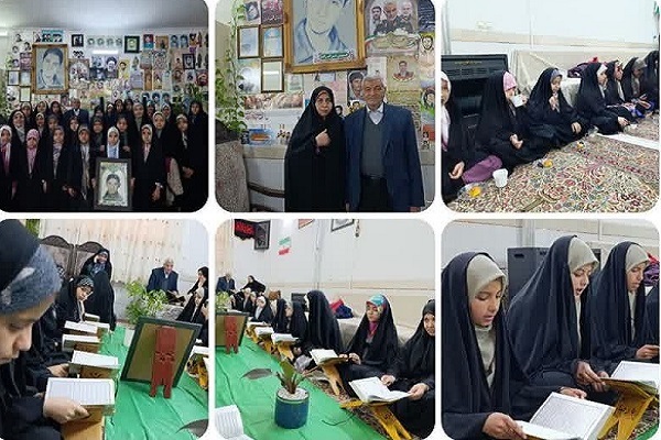 دیدار با خانواده شهید ترکزاده در قالب رزمایش محله‌محور شهید سلیمانی