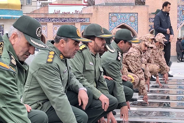 تصاویر/ آیین غبارروبی و گلباران مزار شهدای اردبیل