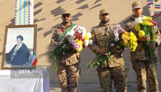 تجدید میثاق نیرو‌های مسلح قم با آرمان‌های امام راحل در نخستین روز دهه فجر + تصاویر