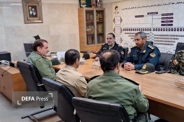 دیدار سردار بهاریان با فرمانده فراجا همدان + تصاویر