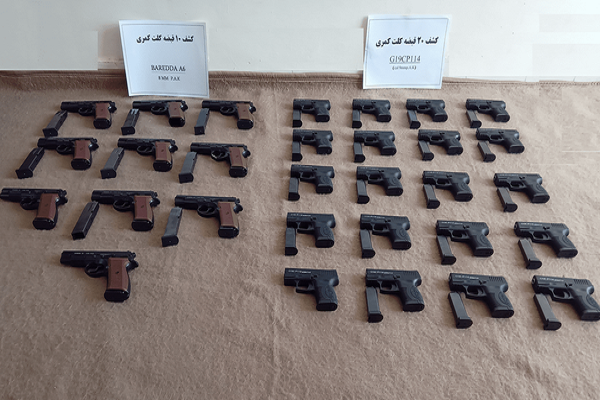انهدام باند سازمان‌یافته قاچاق سلاح در مرزهای غربی