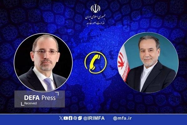 گفتگوی تلفنی وزرای امور خارجه ایران و اردن گفتگوی تلفنی وزرای امور خارجه ایران و اردن
