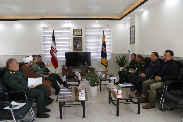 نشست هم اندیشی مدیرکل حفظ آثار دفاع مقدس و فرمانده سپاه فتح کهگیلویه و بویراحمد+ تصاویر
