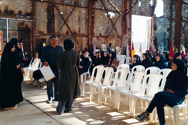 بازدید جامعه فرهنگیان از موزه دفاع مقدس و مقاومت آبادان