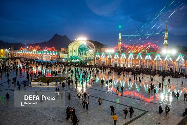 جشن نیمه شعبان در مسجد مقدس جمکران