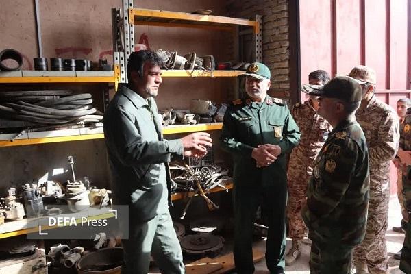 دیدار فرمانده گروه ۴۴۴ مهندسی رزمی شمالشرق نزاجا با فرمانده تیپ مهندسی رزمی ۴۷ سلمان+ تصاویر