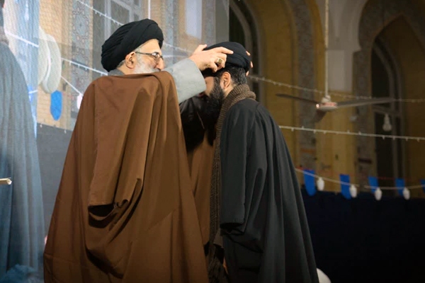 تصاویر/ آئین عمامه گذاری طلاب حوزه علمیه استان البرز