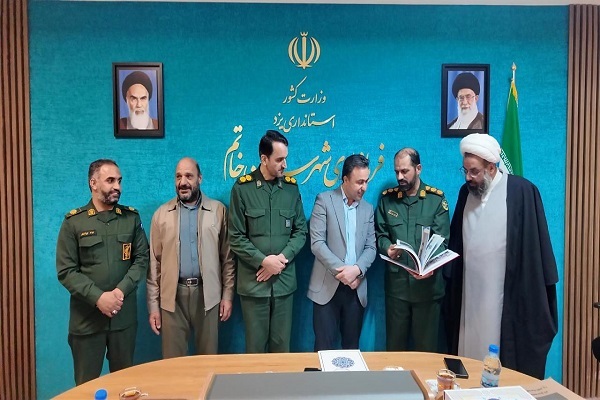 فیلم/رئیس شورای هماهنگی حفظ آثار دفاع مقدس شهرستان خاتم معرفی شد