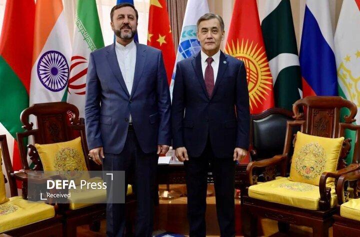 دیدار غریبآبادی با دبیرکل سازمان همکاری شانگهای در چین دیدار غریبآبادی با دبیرکل سازمان همکاری شانگهای در چین