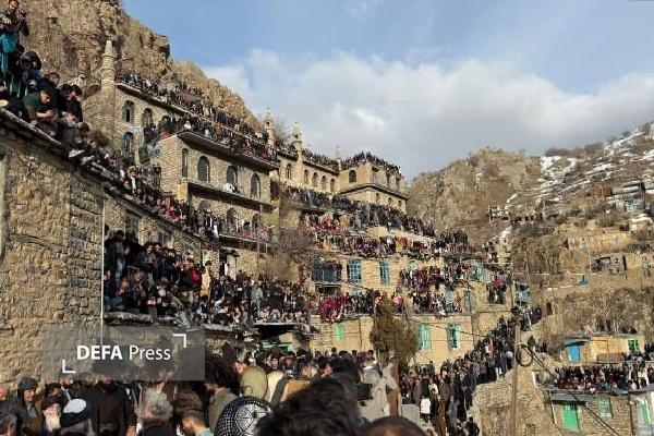 مراسم با شکوه پیر شالیار در منطقه اورامان تخت سروآباد کردستان برگزار شد