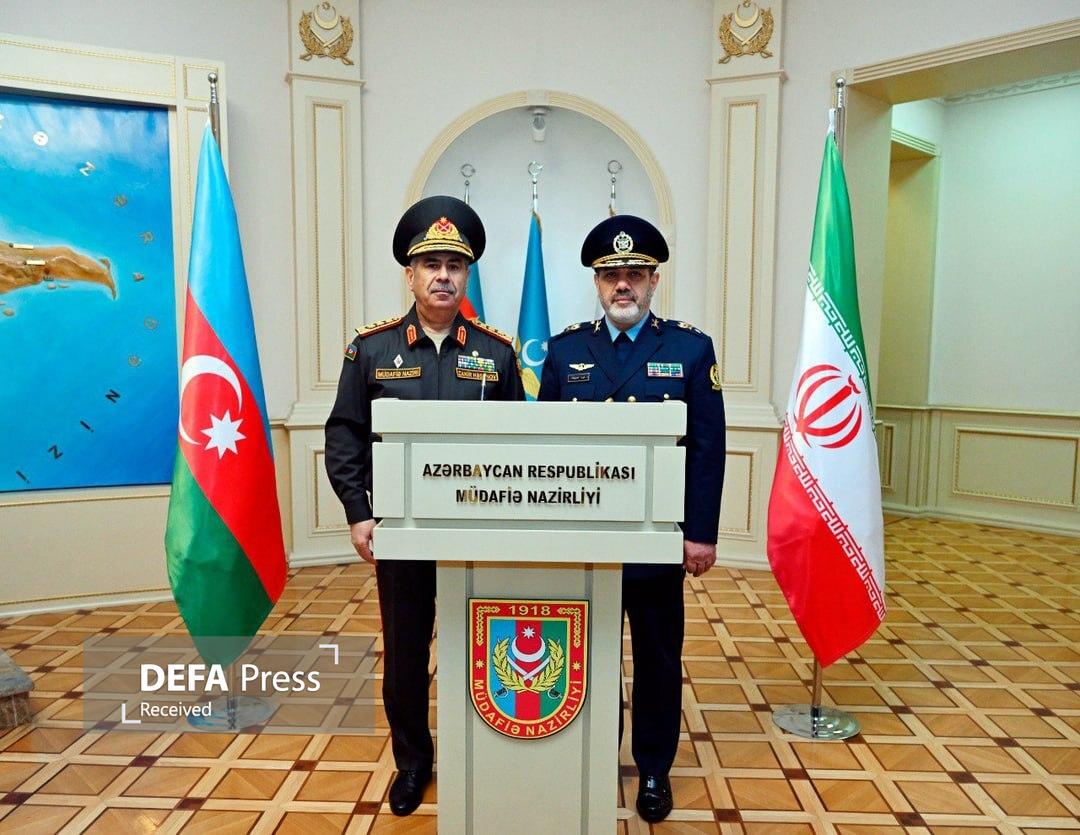 دیدار وزرای دفاع ایران و جمهوری آذربایجان