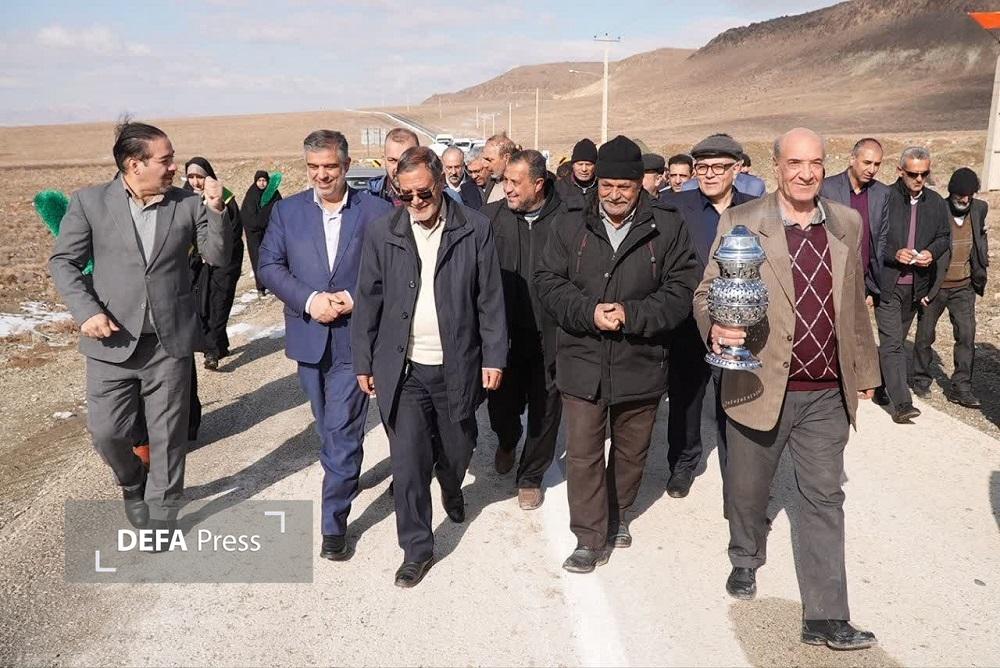 افتتاح و بهره‌برداری از پروژه‌های راهداری و حمل و نقل جاده‌ای دلیجان+ تصویر