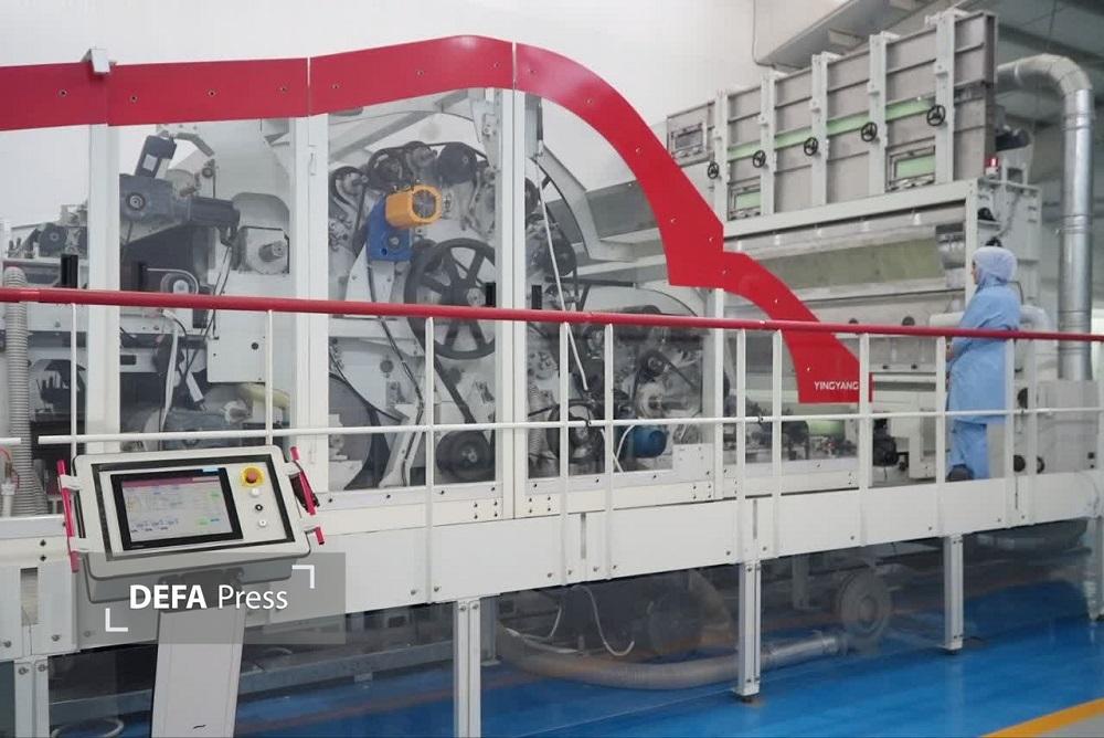 افتتاح طرح توسعه واحد صنعتی الیاف شیوا+ تصویر