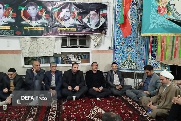 برگزاری یادواره شهدای روستای فیض‌آباد + تصاویر