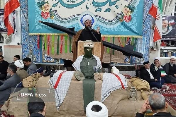 برگزاری یادواره شهدای روستای فیض‌آباد + تصاویر