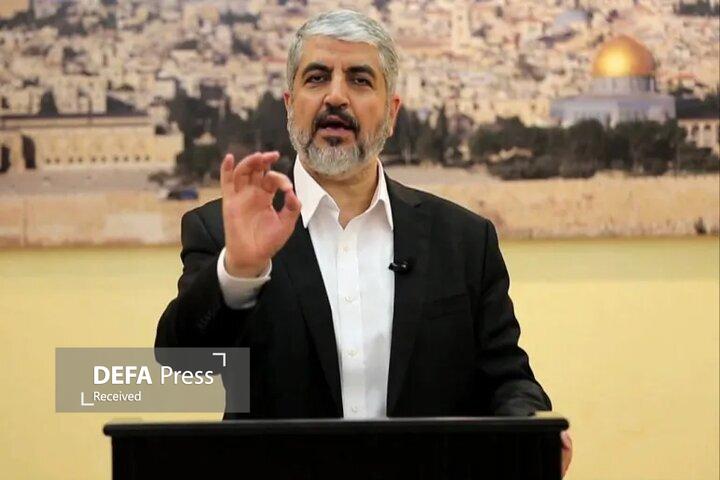 هدف «اسرائیل» از خلع سلاح فلسطینیها از زبان خالد مشعل هدف «اسرائیل» از خلع سلاح فلسطینیها از زبان خالد مشعل