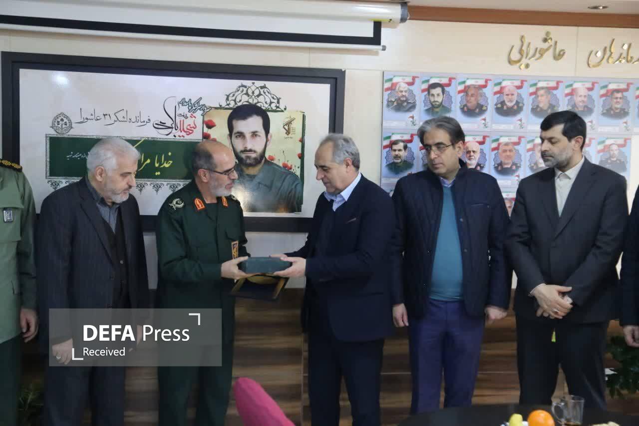 حضور استاندار آذربایجان شرقی در سپاه عاشورا