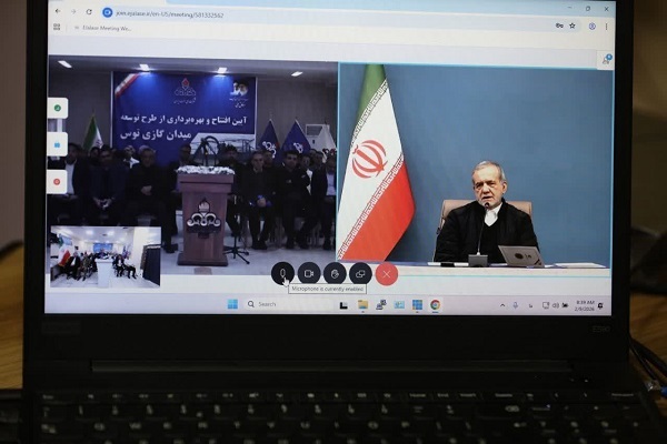 تصاویر/ آیین بهره‌برداری از ایستگاه جمع‌آوری و تقویت فشار گاز‌های همراه دهلران