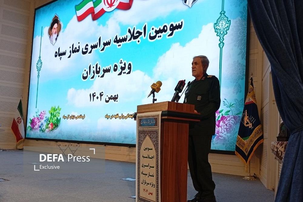 سردار جوزی اجلاسیه سراسری نماز پاسداران وظیفه سپاه