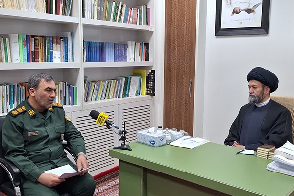 فیلم/ دیدار کارکنان حفظ آثار دفاع مقدس اردبیل با آیت‌الله عاملی