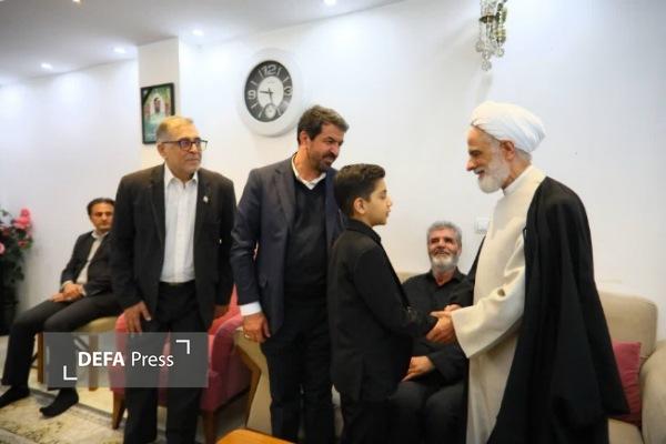 دیدار معاون حقوقی رئیس‌جمهور با خانواده شهید انتظامی «محمدجواد بخشیان» + تصاویر