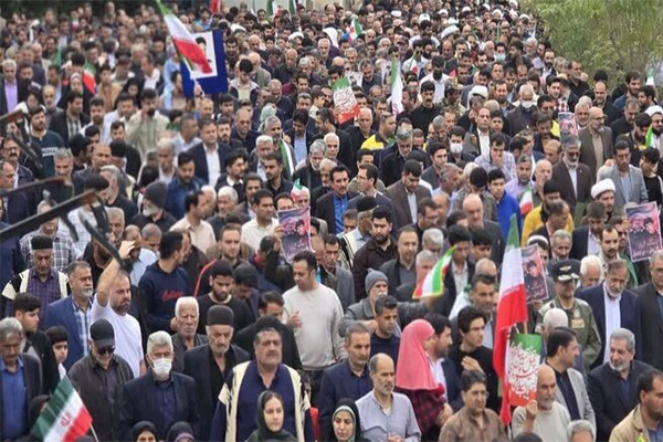 خروش اهوازی ها، دشمن را به معنای واقعی مایوس کرد+ تصاویر