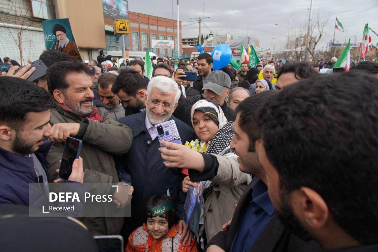 حضور مسئولان لشکری و کشوری در راهپیمایی ۲۲ بهمن