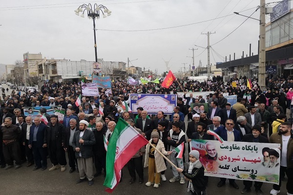 تصاویر/ حماسه حضورچرداولی‌ها در یوم الله٢٢بهمن