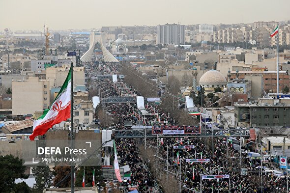 راهپیمایی یوم‌الله ۲۲ بهمن در تهران (۱)