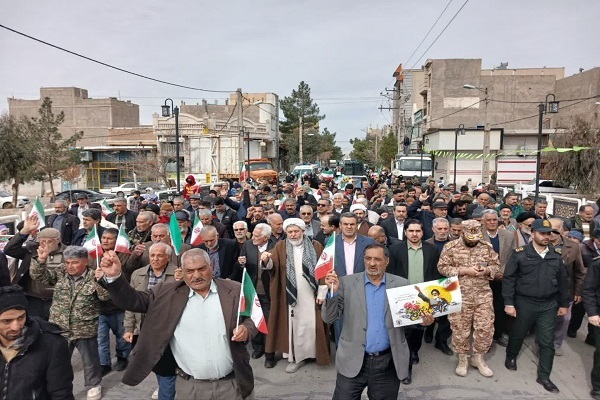 فیلم|حماسه حضور مردم گرمسار؛ نمایش اقتدار و وفاداری به انقلاب