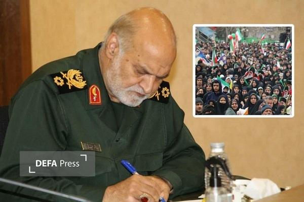 قدردانی فرمانده سپاه امام رضا از مردم بصیر و هوشمند ایران اسلامی قدردانی فرمانده سپاه امام رضا از مردم بصیر و هوشمند ایران اسلامی