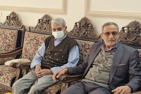 دیدار مدیرکل بنیاد شهید و امور ایثارگران کرمان با جانباز سرافراز «مختار عسکری»