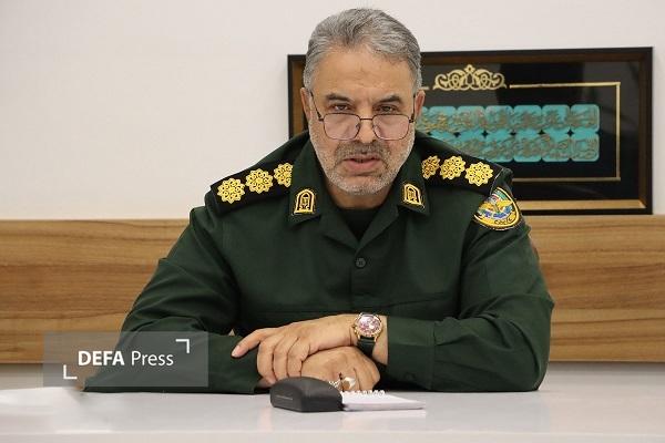 سرهنگ جوان: تقویت همافزایی نیروهای مسلح اثرگذاری برنامههای حوزه نشر ارزشهای دفاع مقدس و مقاومت را ارتقا میبخشد سرهنگ جوان: تقویت همافزایی نیروهای مسلح اثرگذاری برنامههای حوزه نشر ارزشهای دفاع مقدس و مقاومت را ارتقا میبخشد