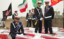 پخش زنده/ مراسم استقبال از پیکر مطهر ۱۶۰ شهید دوران دفاع مقدس به کشور- اروند