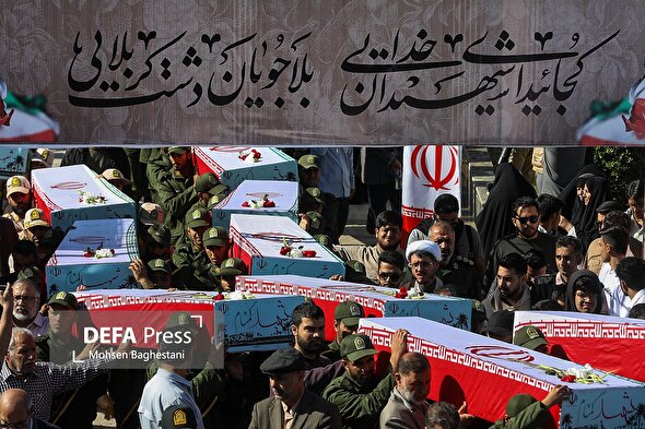 ورود پیکر ۸۵ شهید دفاع مقدس از مرز آبی اروند به کشور