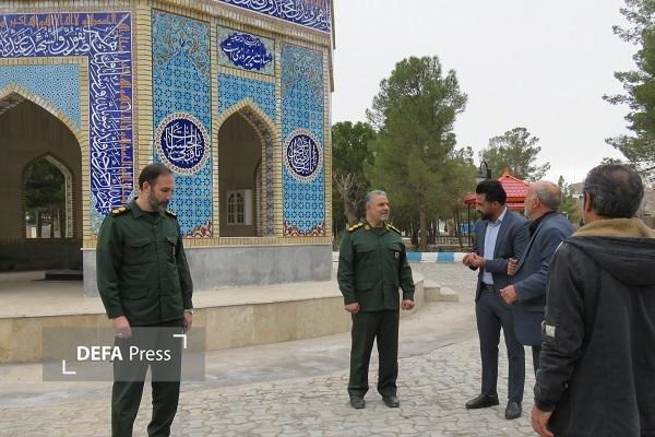 ادای احترام مدیرکل حفظ آثار و نشر ارزش‌های دفاع مقدس و مقاومت خراسان رضوی به شهدای دفاع مقدس شهر رشتخوار+ تصاویر