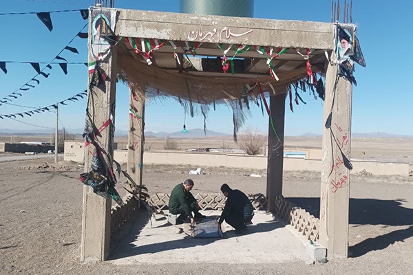 بازدید میدانی سرهنگ حبیب زاده از یادمان‌های شهدای گمنام مشگین‌شهر+ تصاویر