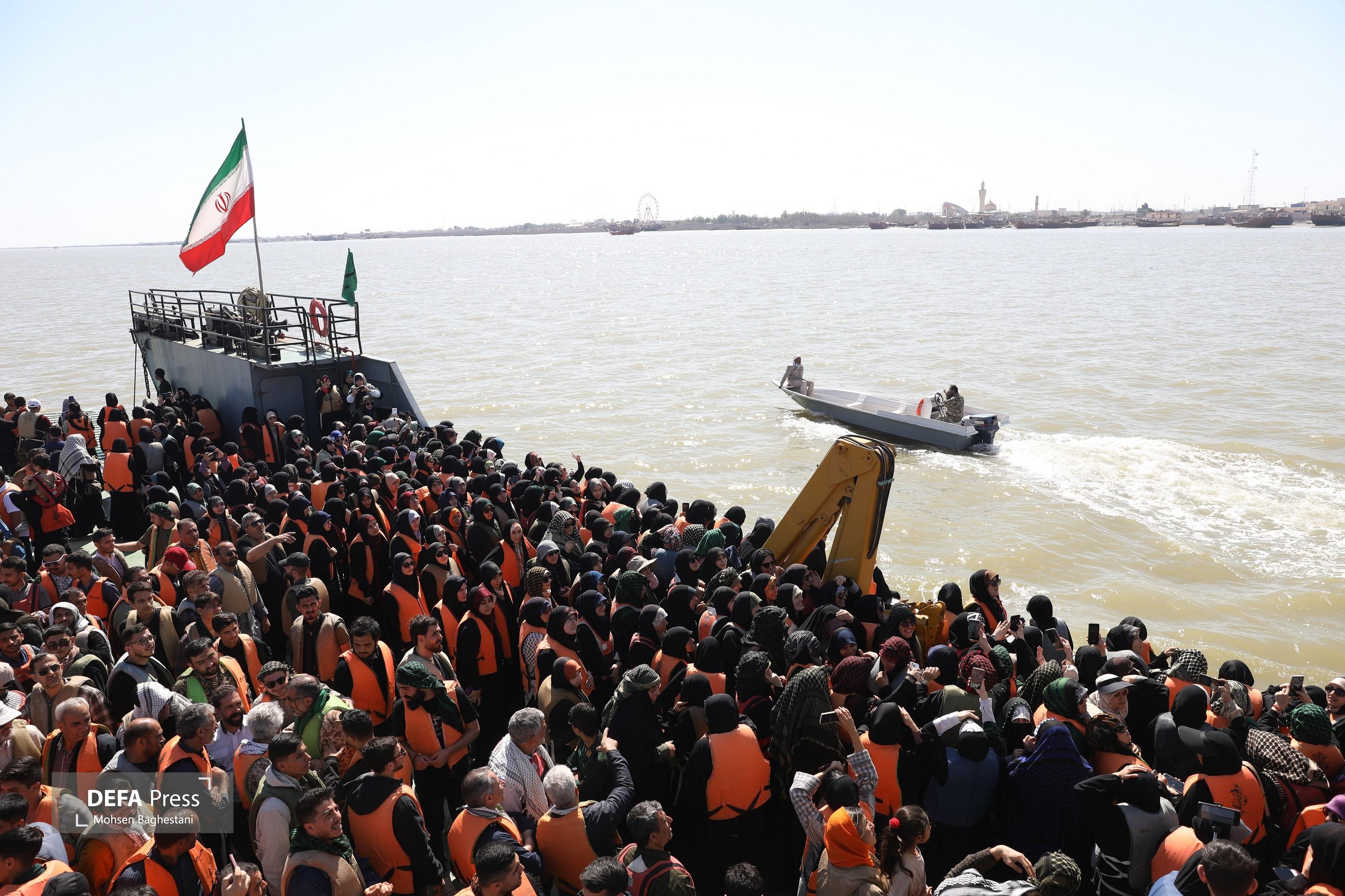 یادمان شهدای اروند یادآور حماسه آفرینان عملیات والفجر ۸+ فیلم و تصاویر