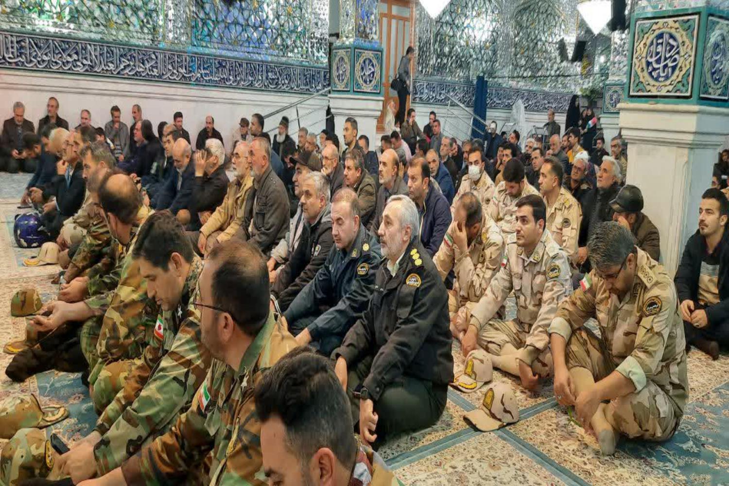 تصاویر/ برگزاری مراسم «پاسداشت اربعین شهدای امنیت» خراسان شمالی