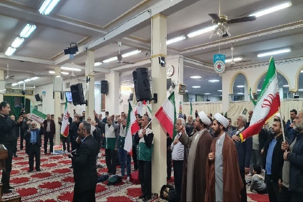 مراسم چهلم شهدای مقاومت در دامغان برگزار شد