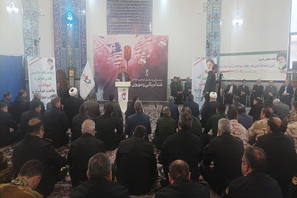 تصاویر/ مراسم چهلم شهدای فتنه دی‌ماه در اردبیل