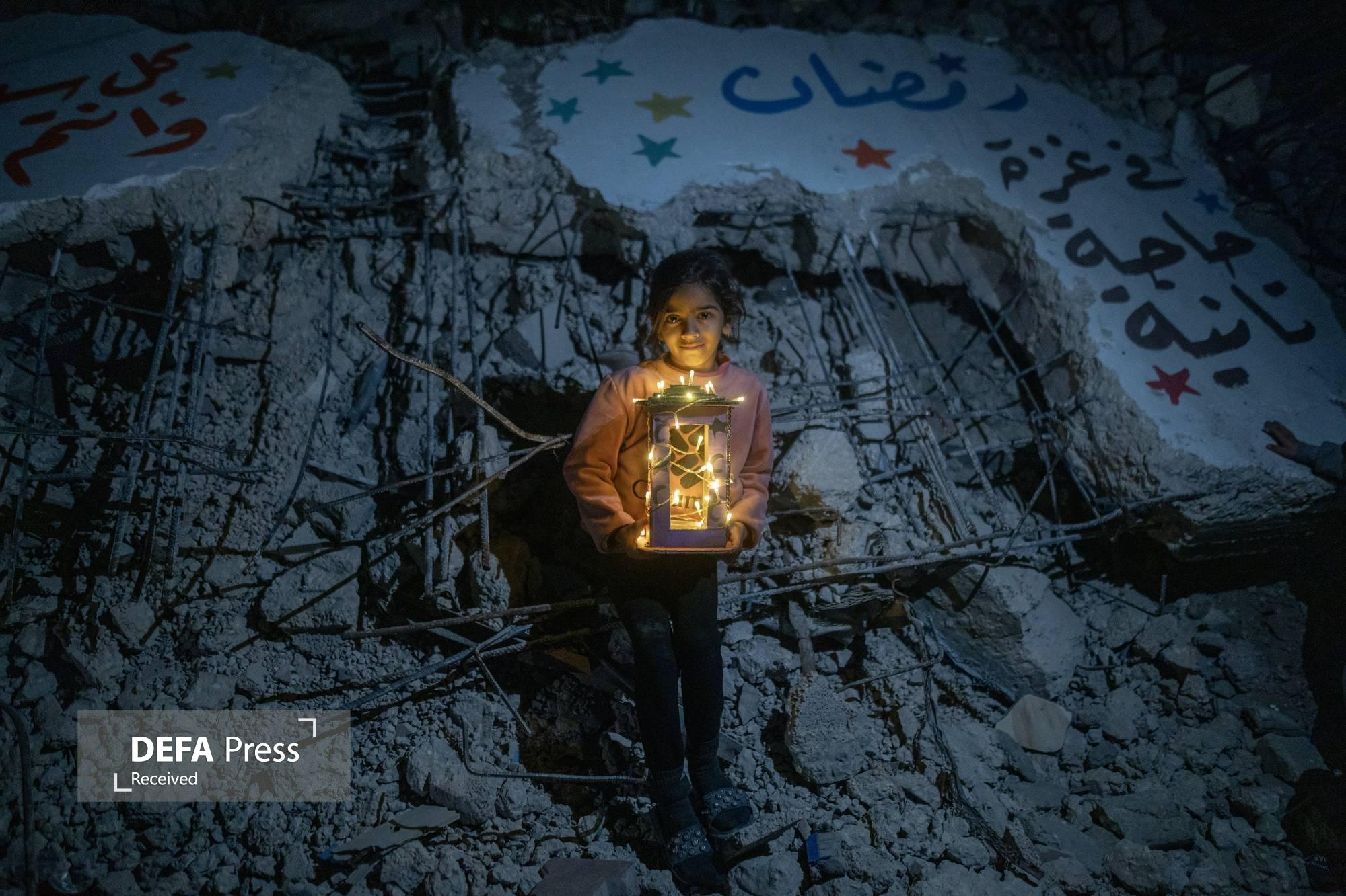 استقبال ساکنان نوار غزه از ماه مبارک رمضان+ تصاویر